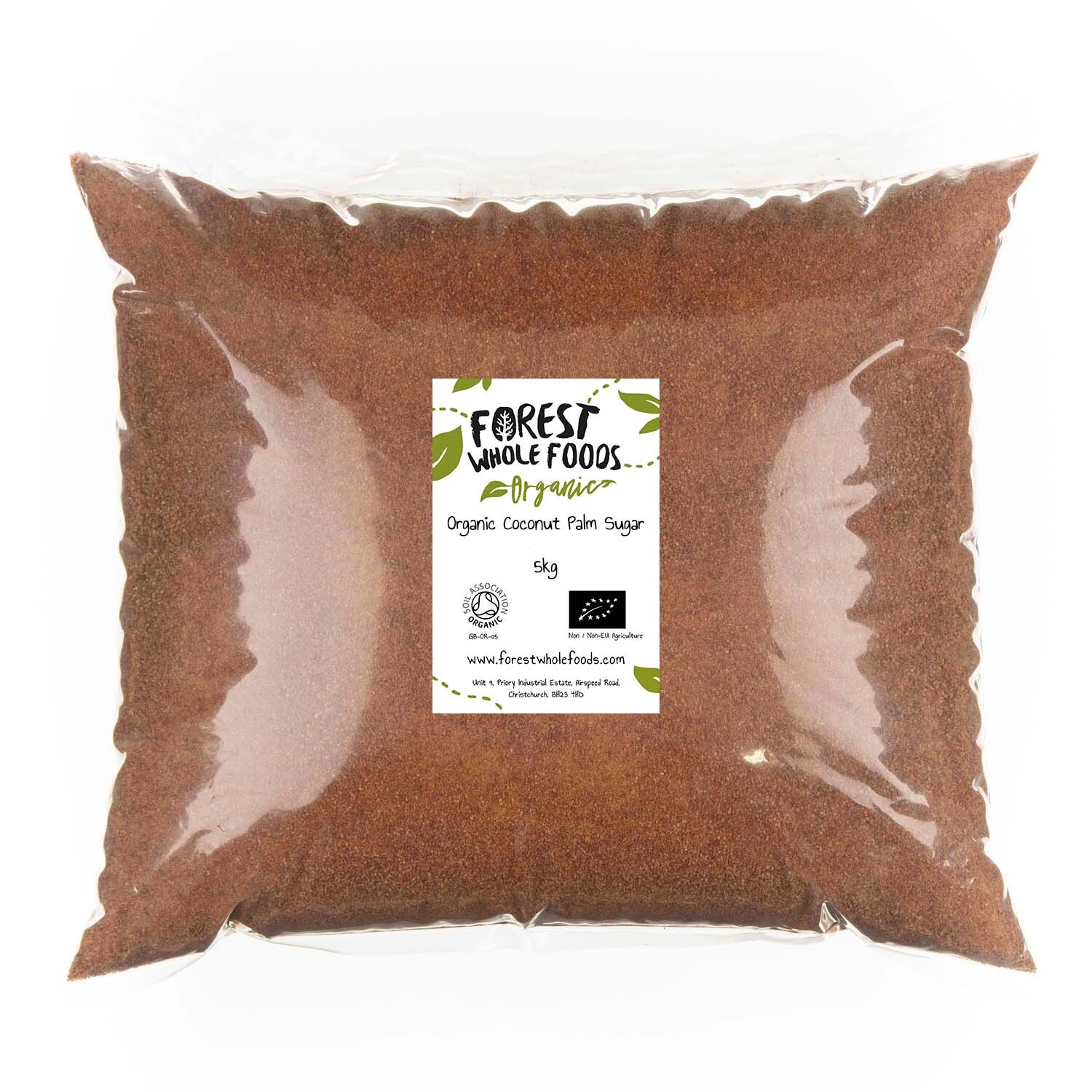 Organic Raw Coconut Palm Sugar 5kg - Forest Whole Foods