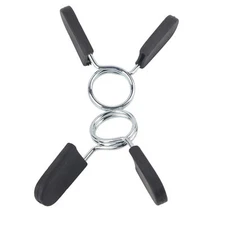 2 Pcs Standard 25mm Barbell Dumbbell Lock Clamp Spring Collar Clip Yoga WT