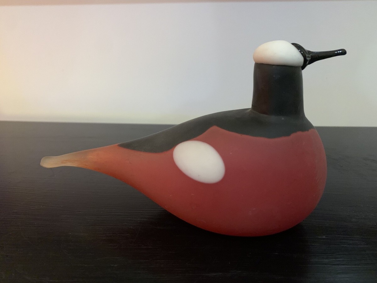 Oiva Toikka For littila Mountain Redstart Glass Bird | eBay