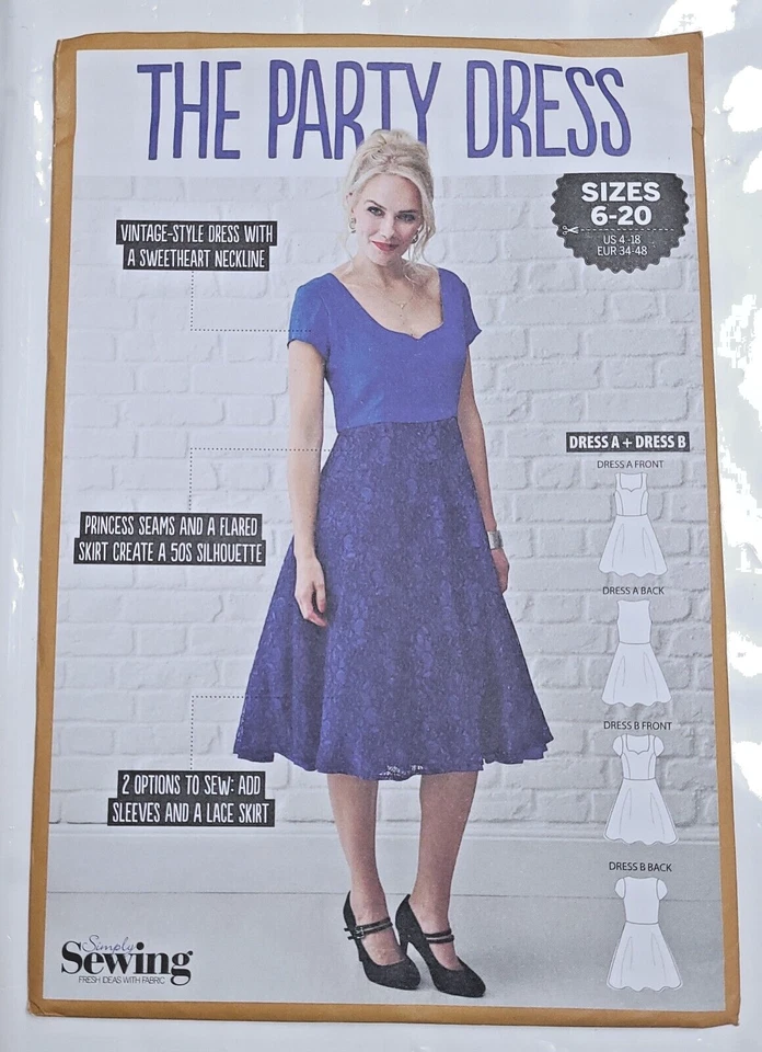 9 Simply Sewing Patterns Bundle Party Juliet Leila Esme Dress Tunic Top Tote Bag - Image 3 of 4