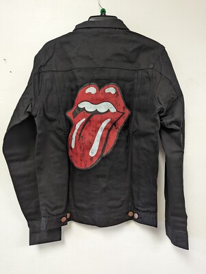 New: ROLLING STONES - Exile on Main Street Men's Black Denim