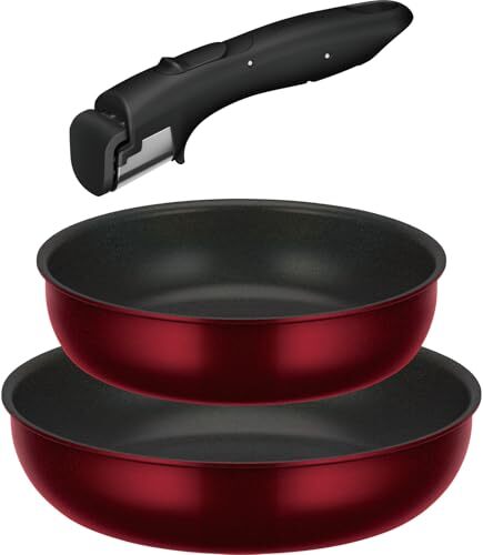New Thermos Durable Series 3-piece Detachable Handle Frying Pan Set DA IH/Gas