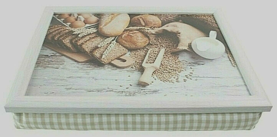 Mars & More Knietablett Betttablett Laptopunterlage Bildmotiv Brot Brötchen - Bild 2 von 2