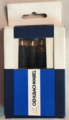 Oehlbach Clinch Stecker CJG 55; 4 Stk. NEU in Originalverpackung
