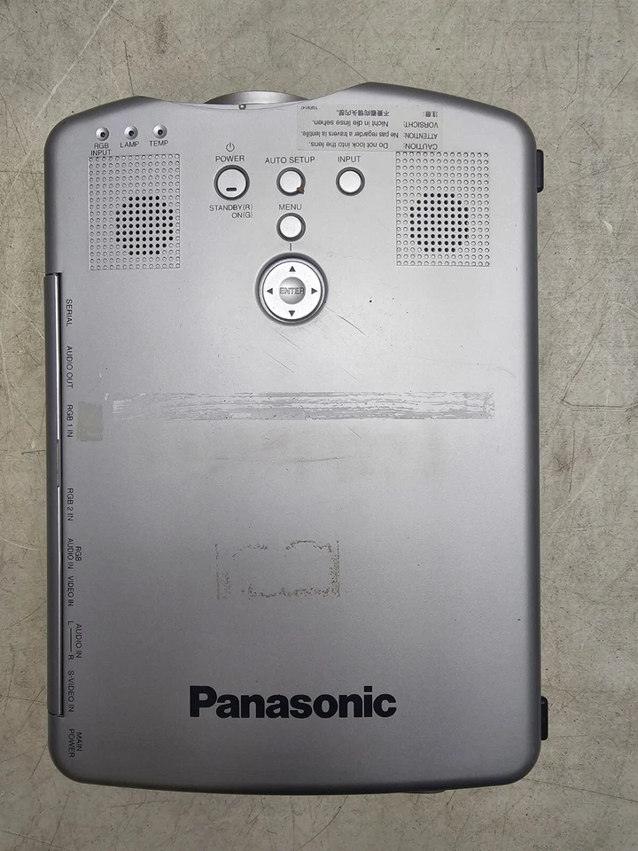 Panasonic LCD Projector W/ Case Model: PT-L711U Lamp Hours: 1,427 Tested & Works - Image 2 of 4