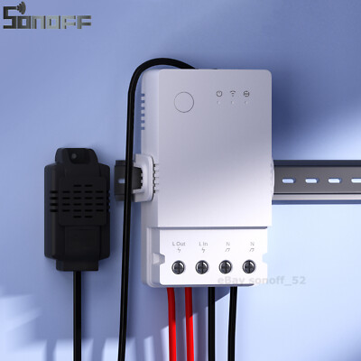 SONOFF WiFi WLAN Smart Schalter 20A Temperature Humidity Boden Sensor Detection