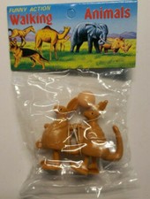 Vintage Ramp Walker Twin Header Toy Old Vending Stock New Old Stock Kangaroo