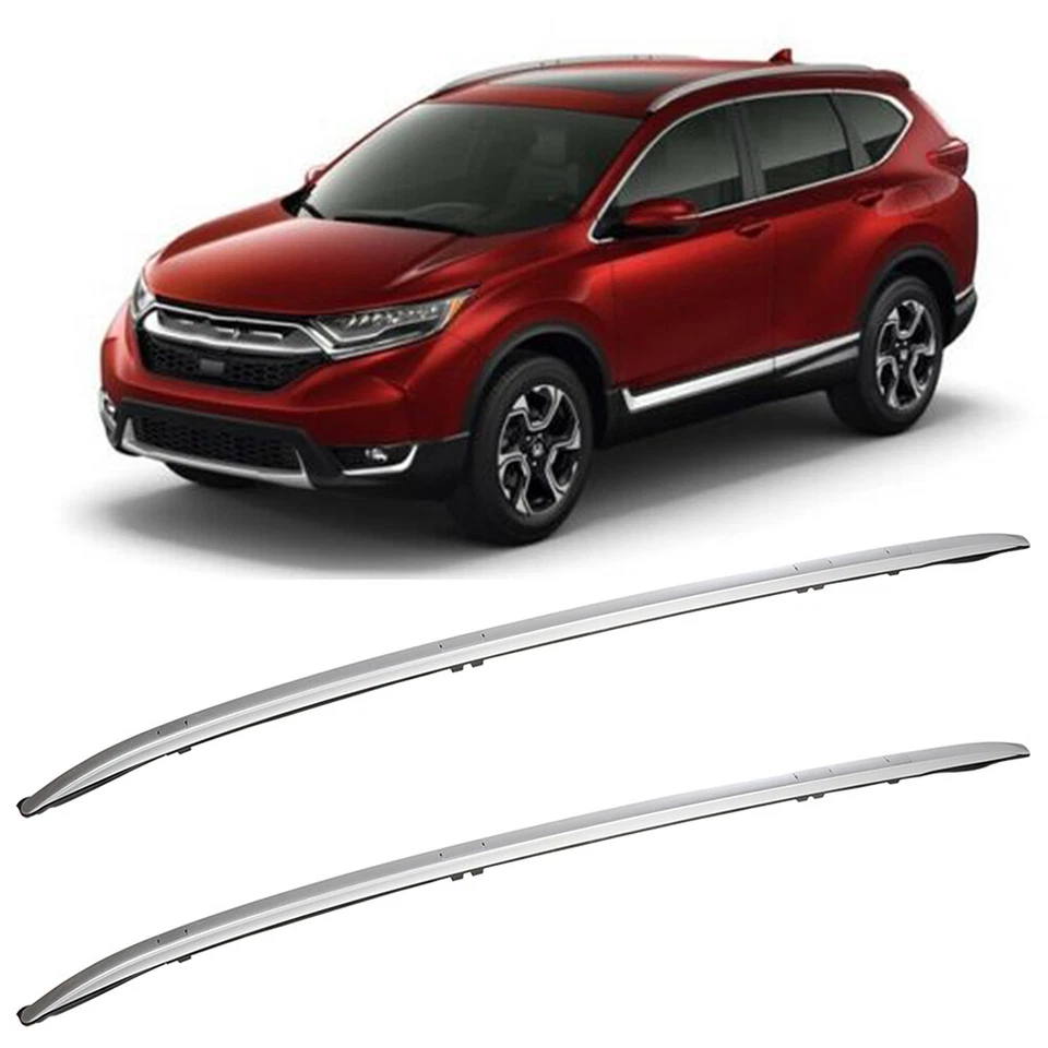 Roof Rack Silver Side Rails Luggage Carrier For 2017-2018 Honda CR-V 1.5L 2.4L Foto 4 de 4