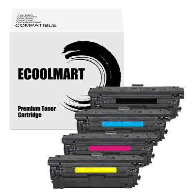 4PK Toner replace for HP CF360A-3A 508A Color LaserJet Enterprise M553dn M577z