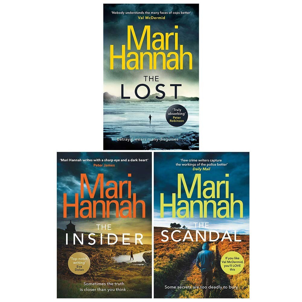 Mari Hannah Stone and Oliver Series 3 Books Collection Lost, Insider, Scandal