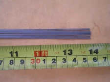 100 PCS. STAINLESS STEEL STRAIGHT LURE SHAFT WIRE FORM 0.035 X 14 INCHES LONG