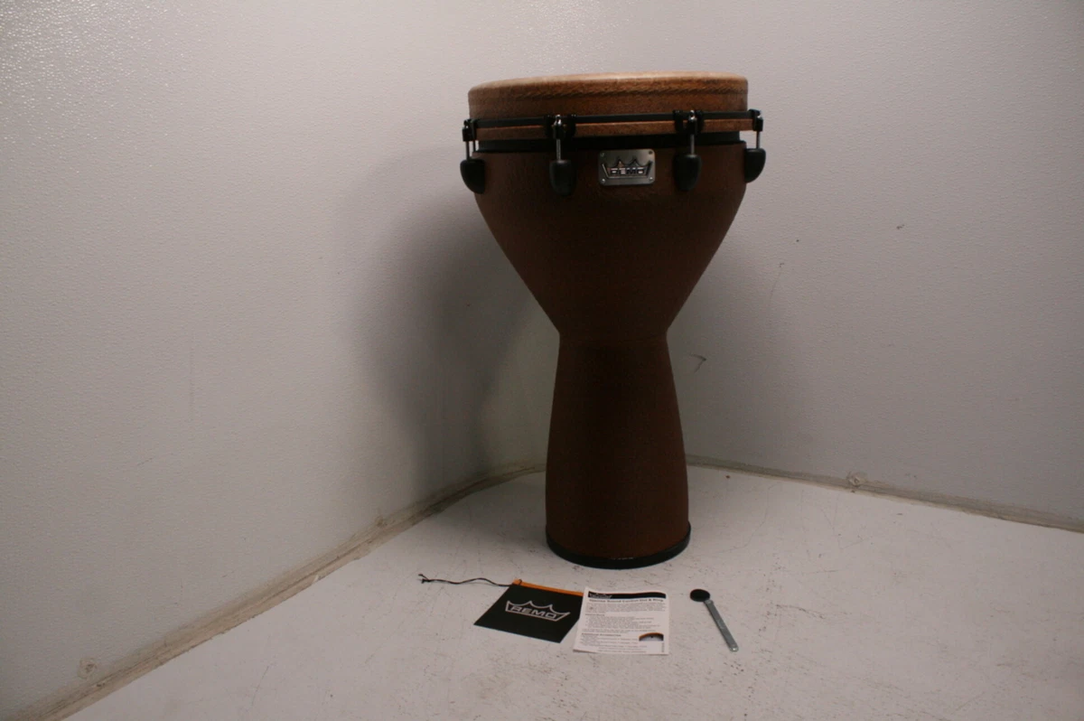 Remo DJ-0014-05 14 Inch Mondo Djembe Drum w Tool Earth 18.3 x 18.5 x 28.5 Inch