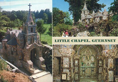 GUERNSEY POSTKARTE Les Vauxbelets Die kleine Kapelle Kanalinseln John Hinde