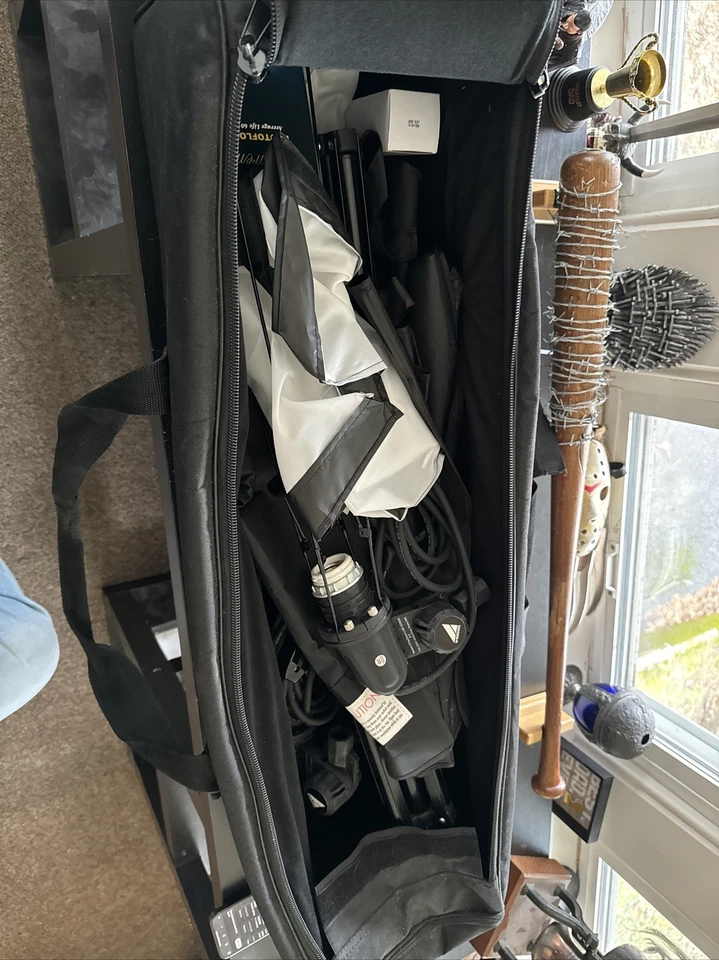 Kit de luzes e estojos Westcott Spiderlite, 2 suportes de título, alça, 3 lâmpadas e muito mais!! - Imagem 2 de 4