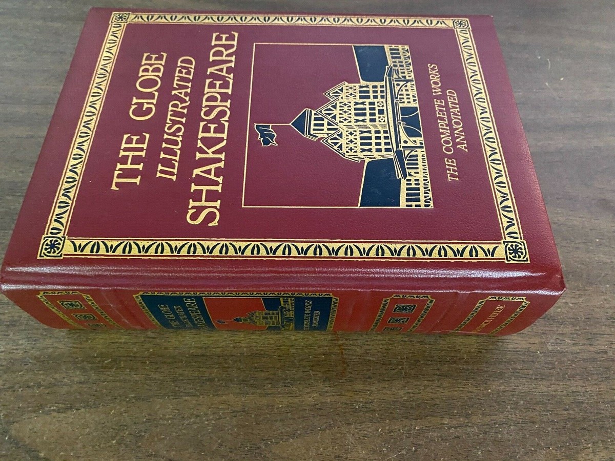 洋書 The Globe Illustrated Shakespeare The Globe Illustrated Shakespeare - Leather Bound Edition - Etsy