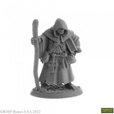 BROTHER HAMMOND, TRAVELING MONK Reaper Minis Bones USA Dungeon Dwellers REM07027