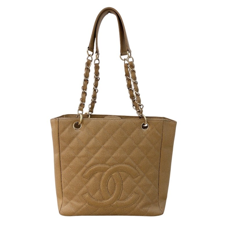 CHANEL PST Tote in Caviar Leather with Gold Hardware Style A50994 #1397