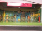 L@@K RARE ESTATE FIND BANNER BANNERVILLE TIN TRAIN BUILDING ONLY $10 !! — photo 3