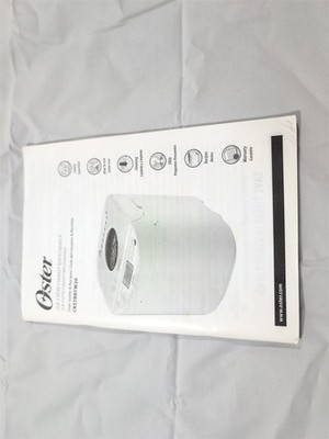 GENUINE Oster CKSTBRTW20 Bread Machine User Guide & Recipes