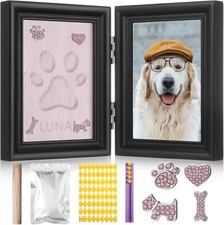 Dog or Cat Paw Print Kit with Trinkets Pet Paw Print Impression Kit with Clay