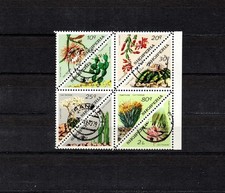 bloc Albanie 8 timbres1973 cactus