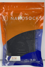 NanoSocks Compression Socks 3D Nano Weave Unisex Black Sz 2 NEW SEALED PACKAGE