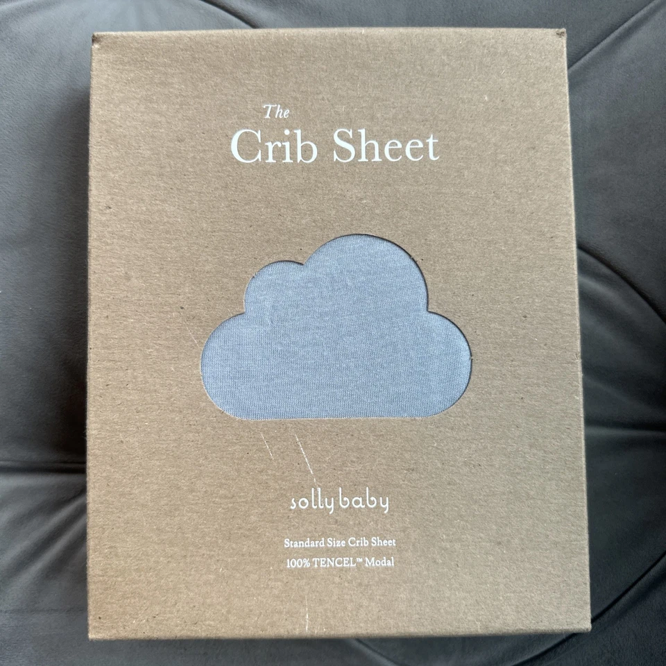 The Berço Sheet Solly Baby Tamanho Padrão Modelo Lenzing E Modelo Tencel Novo Lote 2 - Imagem 2 de 4