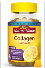 Nature Made Collagen Vitamin C Zinc Skin Health Lemon Gummies 60ct