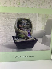 Oval LED Fountain Open Box The Spring Shop Indoor Use Only / Decorative Use Only