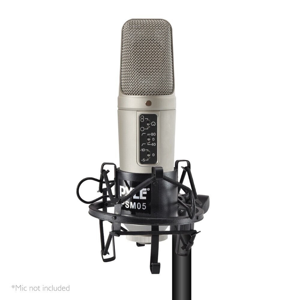 Pyle Anti-Vibration Studio Microphone Shock Mount Angle/Tilt