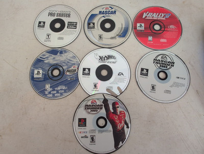 Lot Of 7: Nascar Racing Playstation Racing Tony Hawk PS1 Discs Only Tested