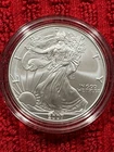2007 W American Eagle One Ounce Uncirculated Silver Coin w/ Original Box & COA