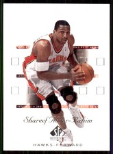 2001-02 SP Authentic #1 Shareef Abdur-Rahim Atlanta Dream