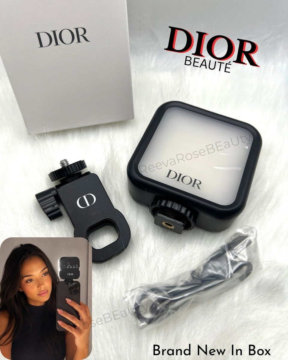 NEW Dior Beauty LED Selfie Cell Phone Clip-On Podcast Vlog Light