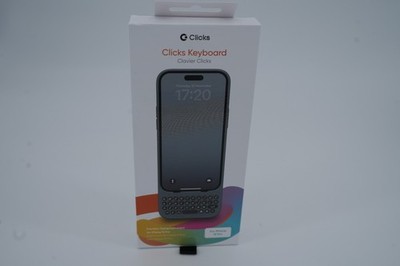Clicks Keyboard Case iPhone 15 Pro Premium Typing Experience USED
