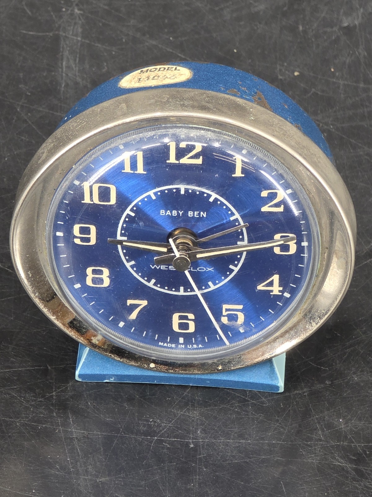 Vintage Westclox Baby Ben Wind-Up Alarm Clock- Made In USA - LaSalle, Illinois