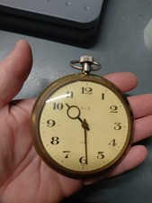 Huge Vintage VIP Trading Co. Austria 1 Jewel Pocket Watch Working