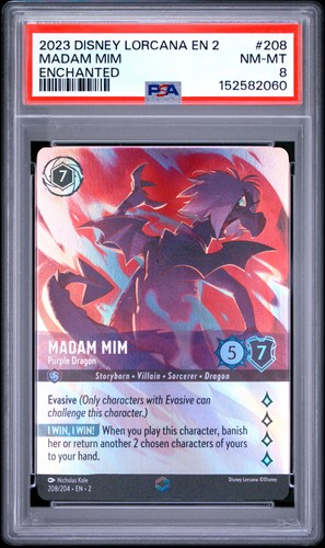 Madam Mim - Purple Dragon graded PSA 8 for sale on eBay