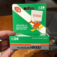 NIB VINTAGE FREE SHIP Fuji Fujicolor HR100 CN110-24 24 Expos. Exp. 3/86 Film