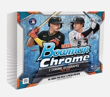 2026 BOWMAN CHROME BASEBALL HOBBY BOX (2 AUTOs) MLB Brand New Sealed Presale QTY
