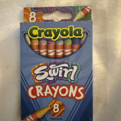Crayola GLITZER Wirbelstifte - Neu - Sehr NEU Hergestellt in den USA