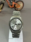 Vintage Seiko 5 Automatic Men's 7009 Silver Dial Watch Japan Made