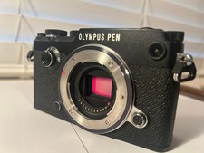 Olympus PEN-F 20.3MP Digital Camera - Black Body, Battery, Charger LOW CLICKS