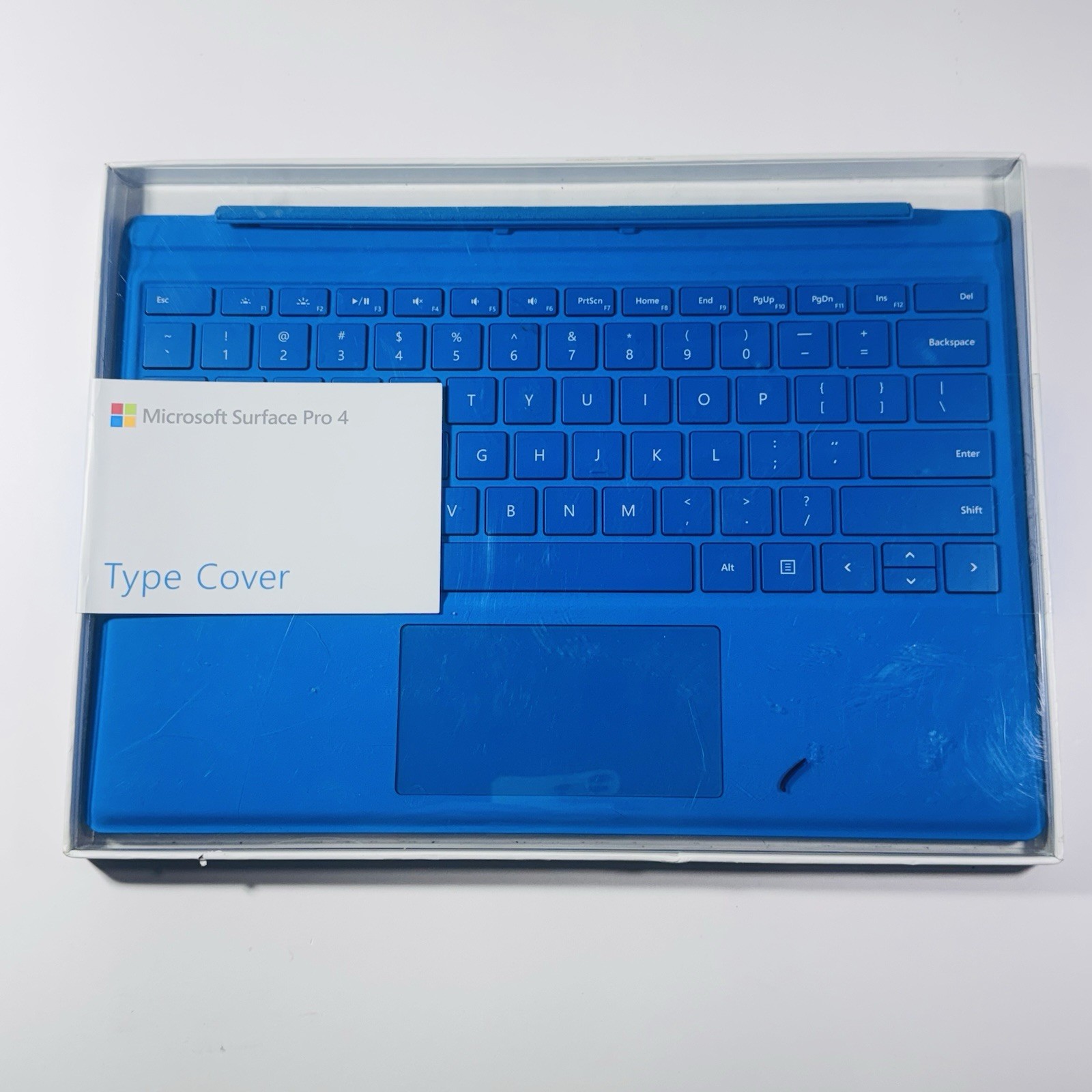 NEW Official Microsoft Surface Pro 4 Keyboard Type Cover Blue Authentic