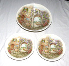 Ceramka Cuore Italian Villa Arch Bowls: One 12.1/2 inch and two 9 inch — photo 1