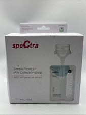 Spectra Simple Store Milk Bags 200mL Starter Kit With Connnector   10ct