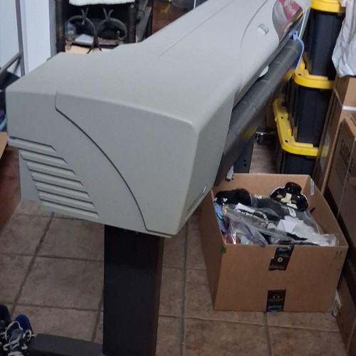 HP DesignJet 430 Wide/Large Format Inkjet Plotter Printer w/ Stand C4713A
