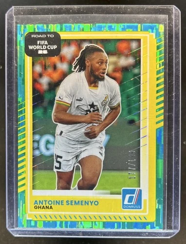 2025-26 Panini Donruss Road to FIFA World Cup 26' Antoine Semenyo Teal #/199