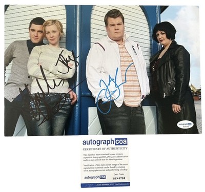 Gavin & Stacey signed 8x12 handsigniert Cast ACOA