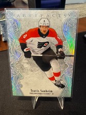 2025 UPPER DECK ARTIFACTS #72 TRAVIS SANHEIM PLATINUM SPARKLE /99